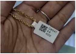 CADENA LAZO DE 55 CM EN ORO DE 18 KILATES